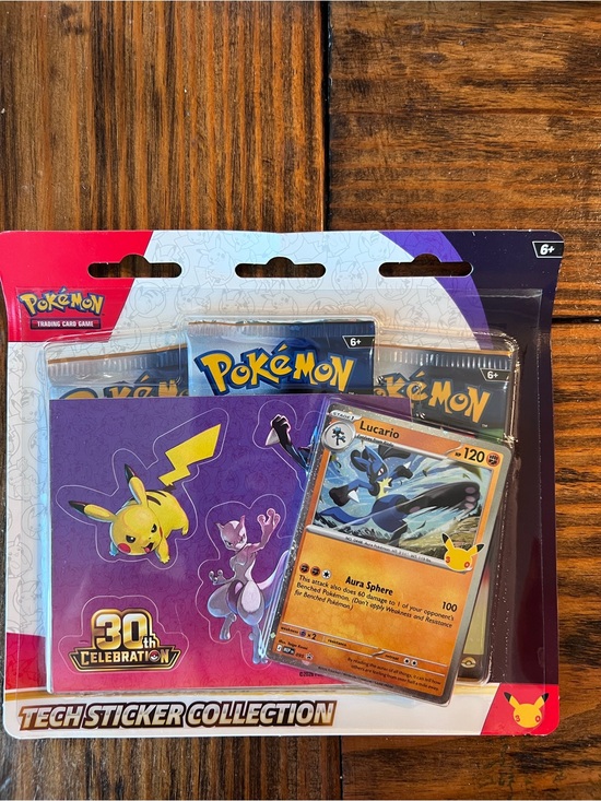 Pokemon Other - Authentic Factory Sealed Pokemon 30th Celebration Tech Sticker Collection 🌟🥳🌟🥳🌟